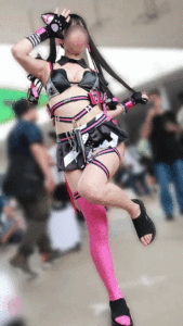 Pcolle PPV 前も後ろも食い込みハイレグ！エロすぎコスプレイヤー (勝利の●神：NI●KE ネ●編)