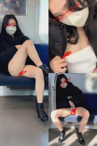 Gcolle PPV 975817（顔モ無し）黒髪白ギャルの誘惑パンチラ☆