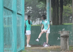 Pcolle PPV（2人収録！）雨の濡れ濡れお着替えはおっぱいおま○こ丸見え状態！