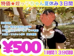 Pcolle PPV【特価★姪っ子ちゃん夏休み３日間】大好きなフルーツ狩り満喫〜車内悪戯・四つん這いでもイキまくり〜