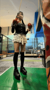 Pcolle PPV 立ってるだけでおしりがみえちゃう激ヤバミニスカでス○ッチャでぱんちら撮ってきたよ(*^-'*)♡