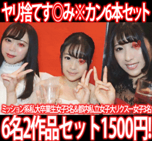 Pcolle PPV【再販】［2作品6本セット］ゼミ謝恩会2次会／短期就活ワークショップ侵入［す◎み※カン］